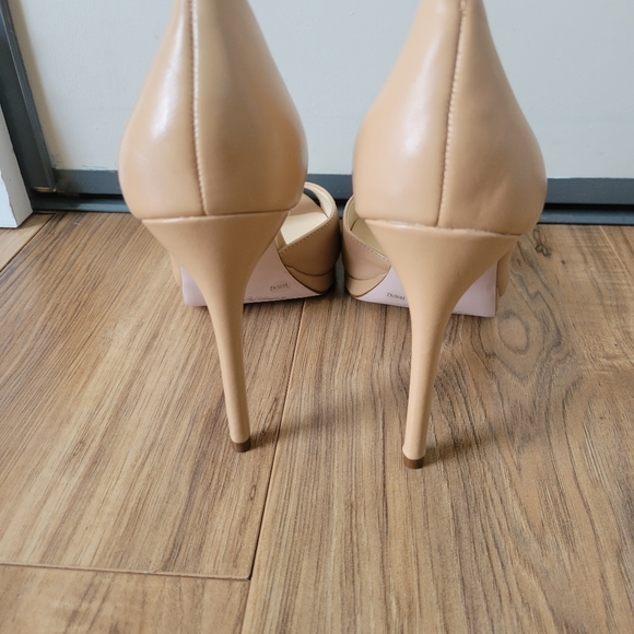 "Brand New" Jessica Simpson D'orsay Beige Leather Pump Size 10 - Picture 5 of 10